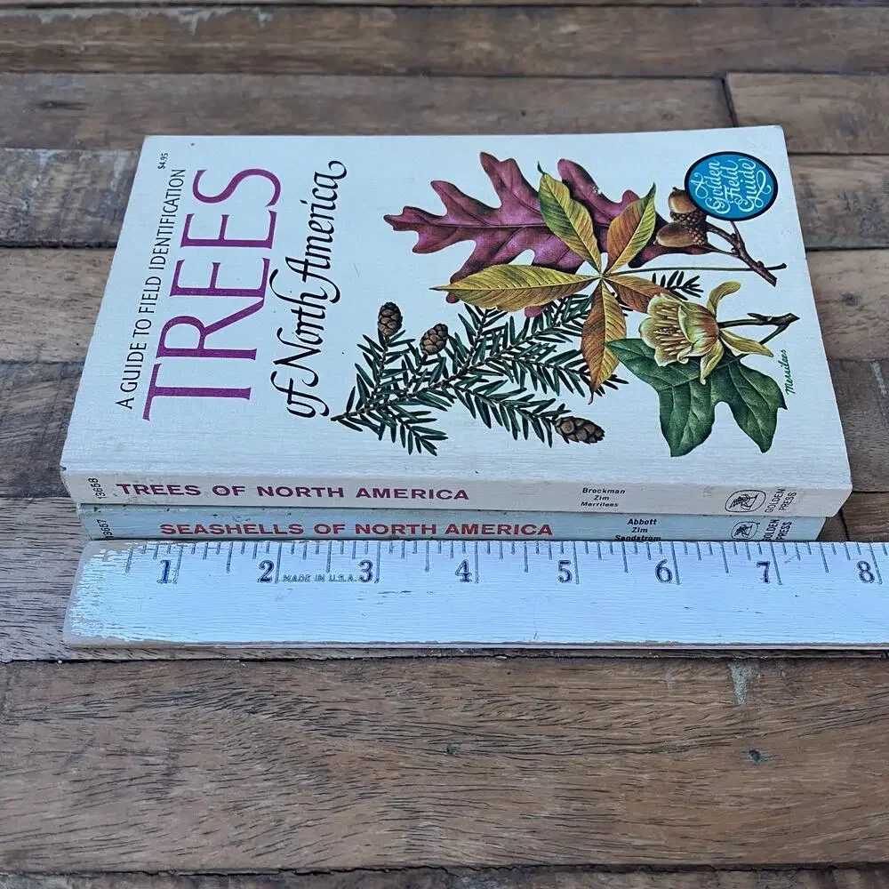 A Guide To Identification North America Seashells & Trees Set of 2 Hardcover